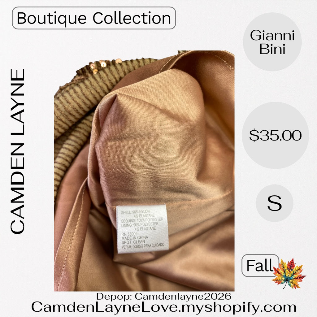 Gianni Bini Copper Cocktail Dress