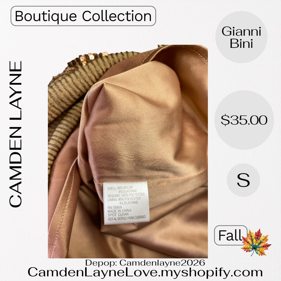 Gianni Bini Copper Cocktail Dress