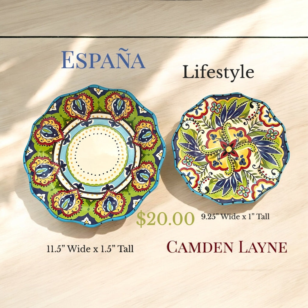 España Lifestyle Ceramic Plate - Camden Layne
