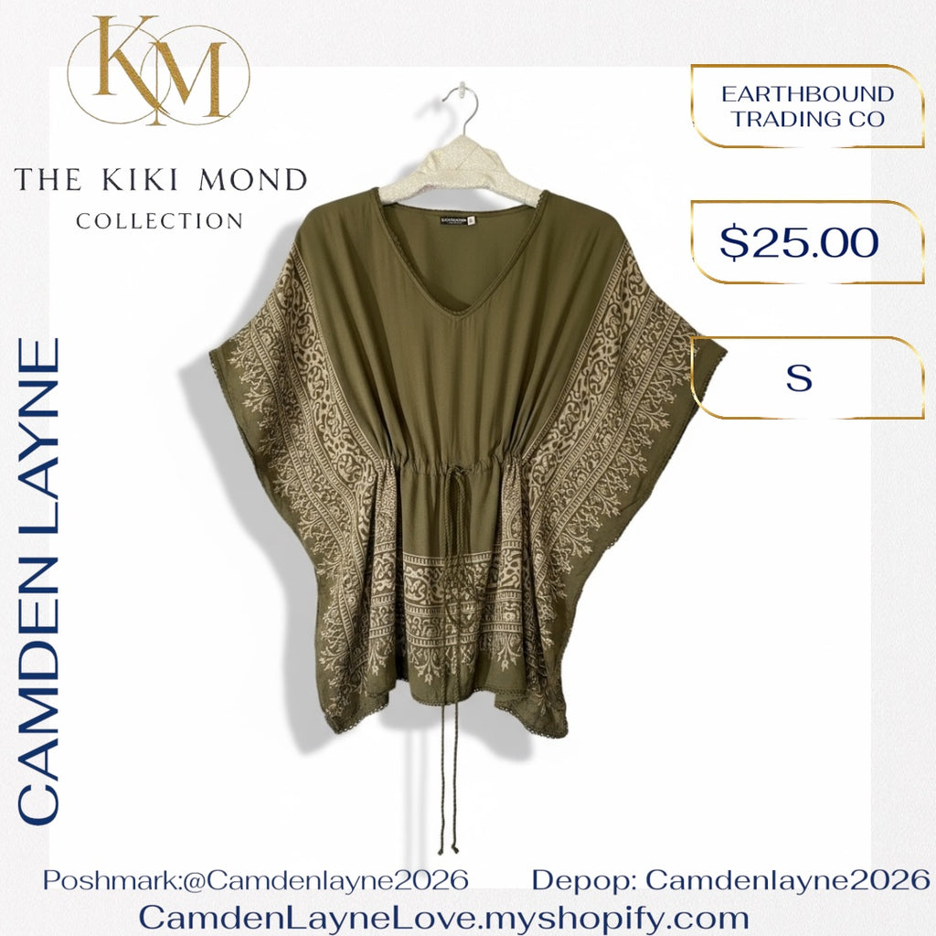 Earthbound Olive Tunic