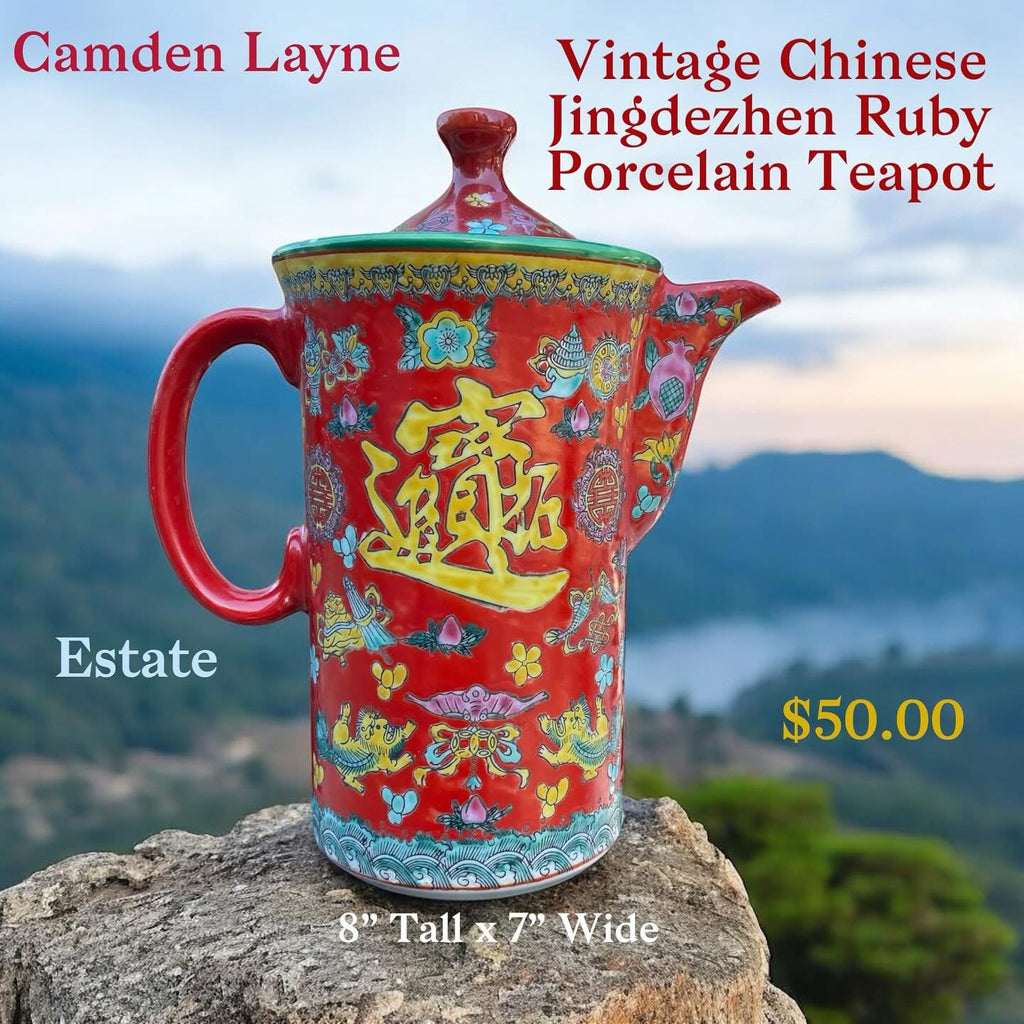 Vintage Chinese Teapot - Camden Layne