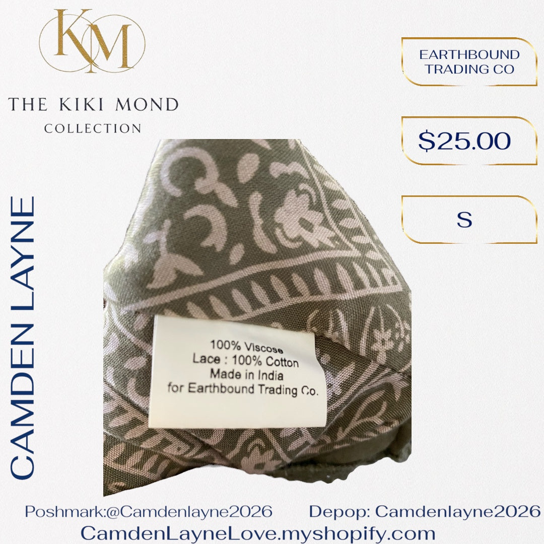 Earthbound Olive Tunic