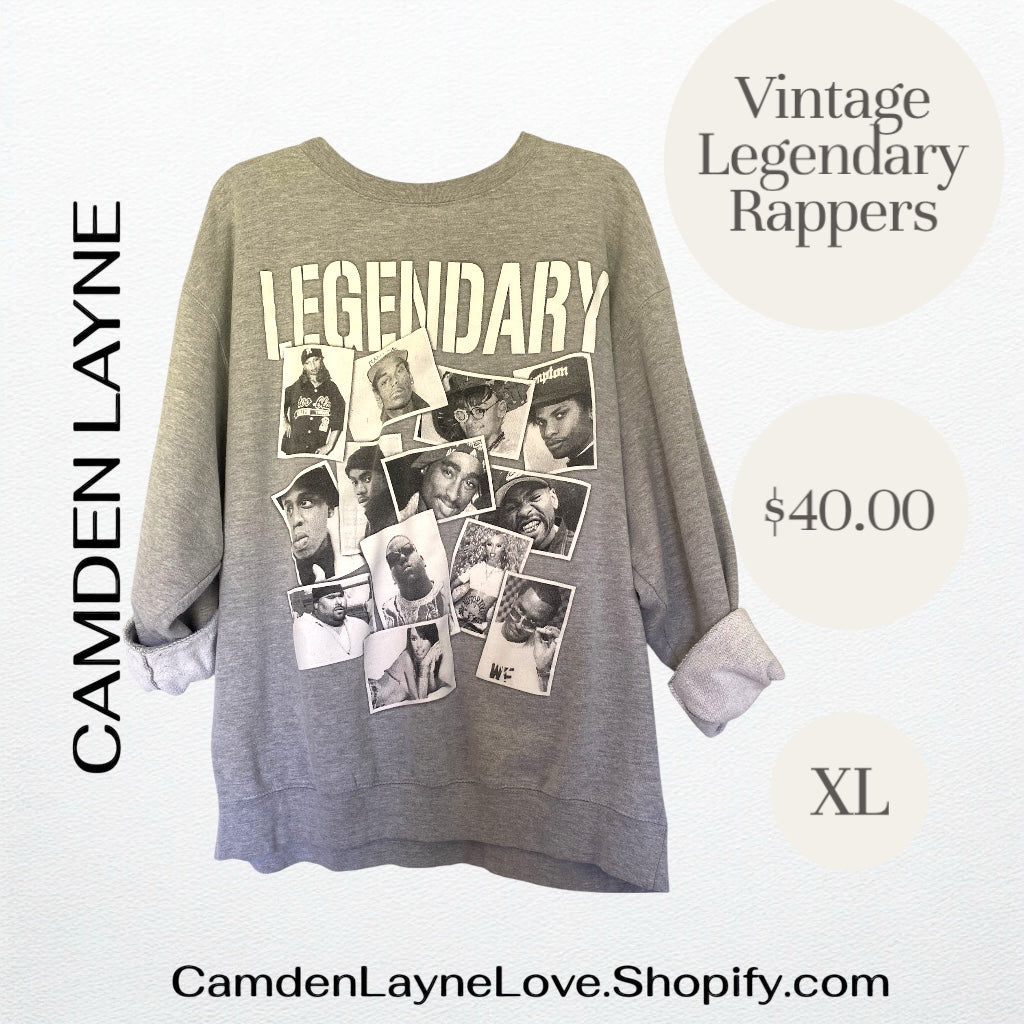 Vintage Legendary Rappers Sweatshirt