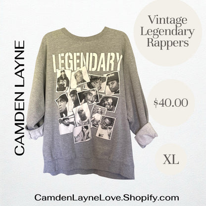Vintage Legendary Rappers Sweatshirt