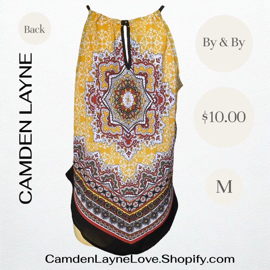 By & By Medallion Hanky Top