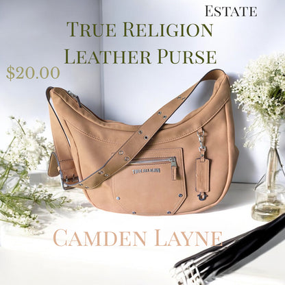 True Religion Leather Purse - Camden Layne