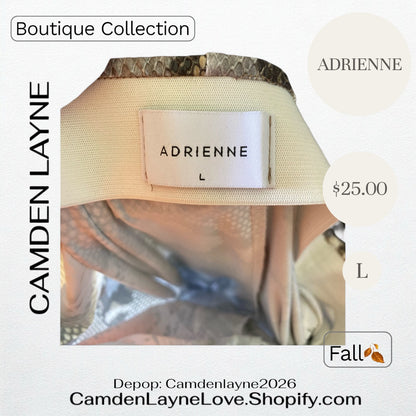 Adrienne Snake Print Flare Leg Pants