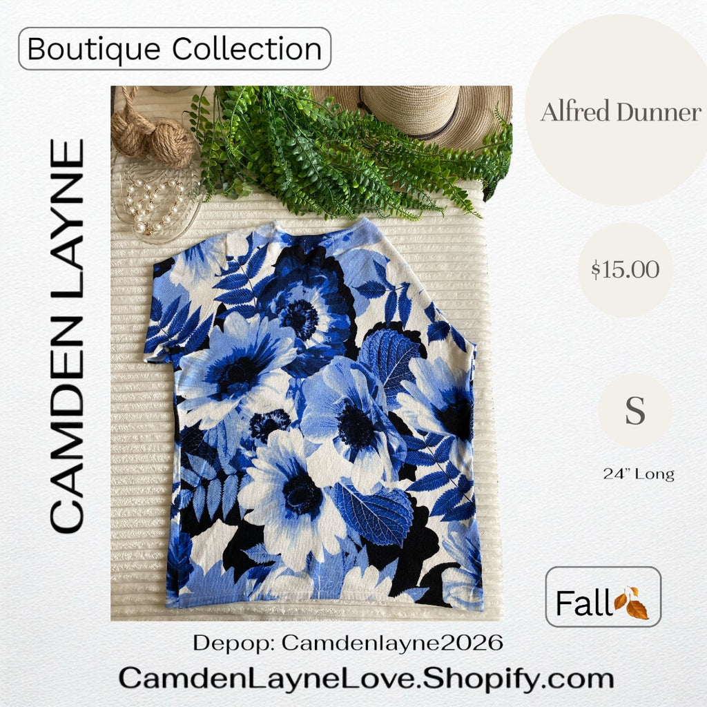 Alfred Dunner Blue Floral