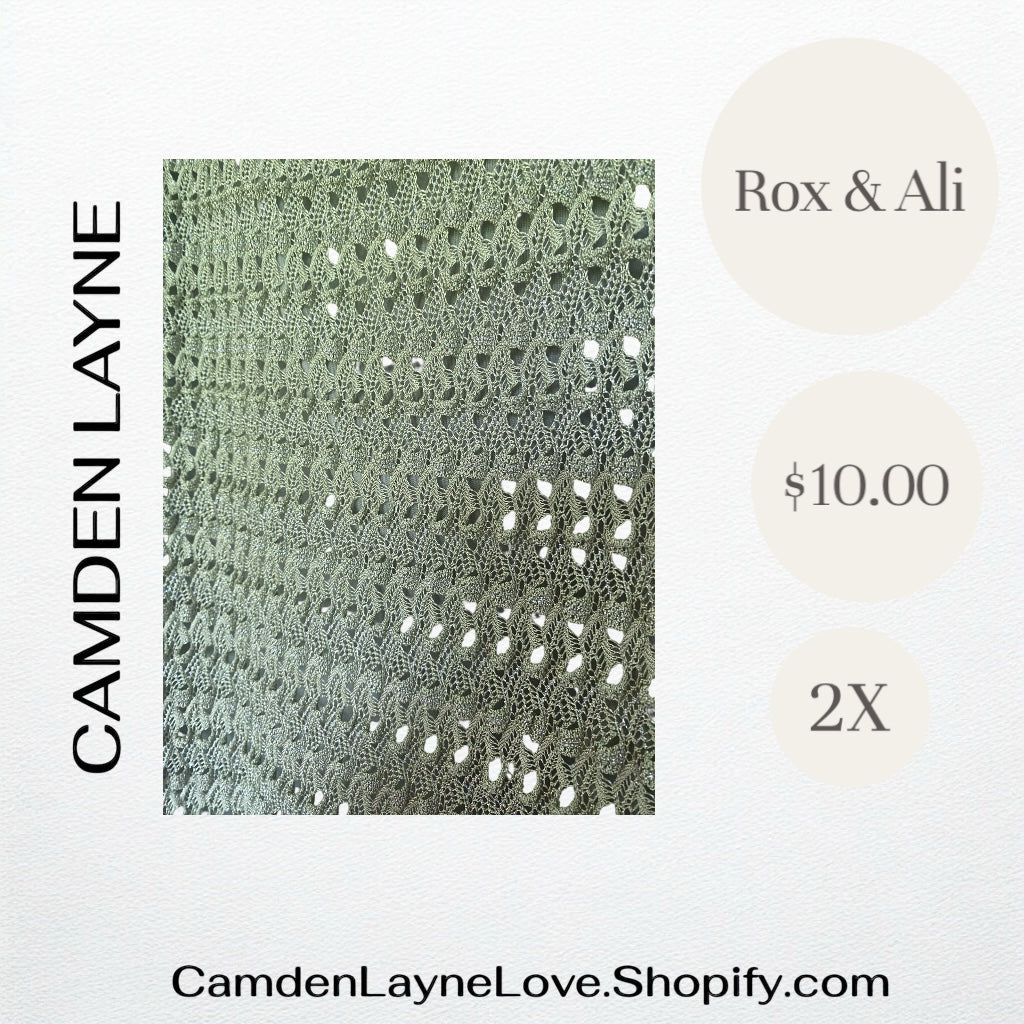 Rox & Ali Green Woven Top