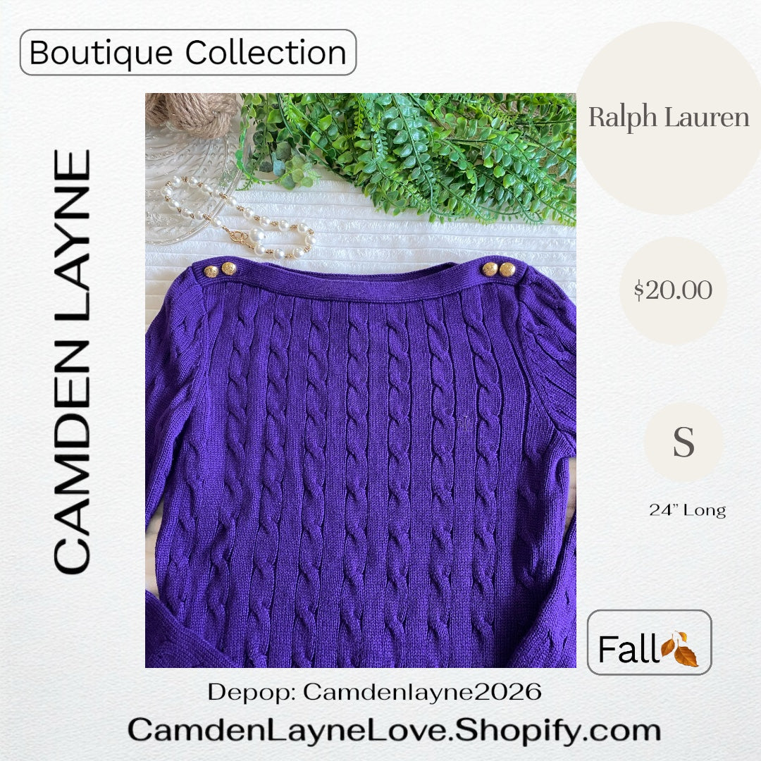 Ralph Lauren Cable Knit Sweater