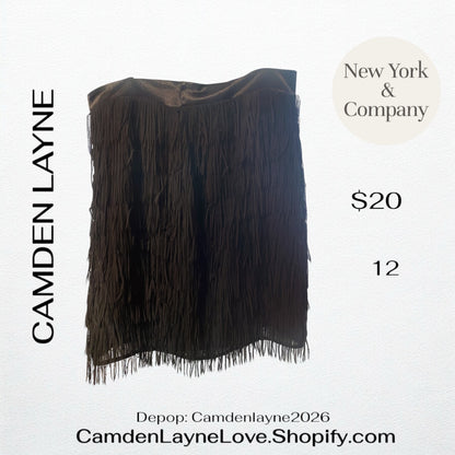 New York & Co. Fringe Skirt