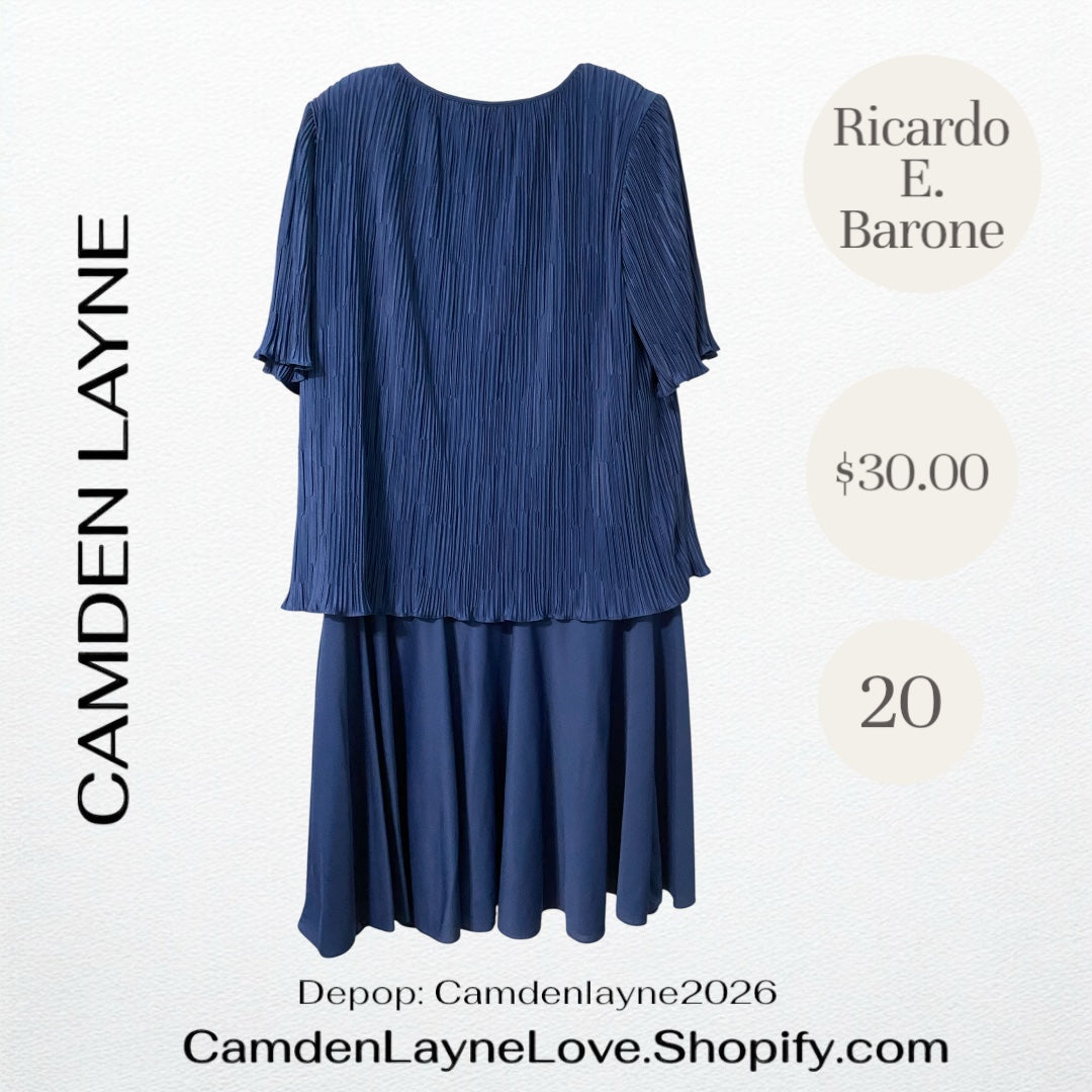 Vintage Ricardo E. Barone Dress