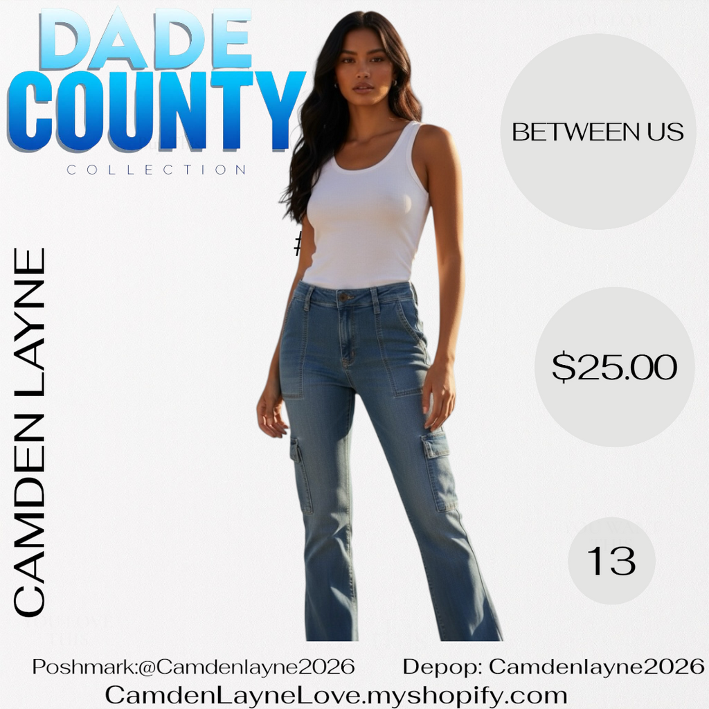 Between Us Denim Cargo Jeans