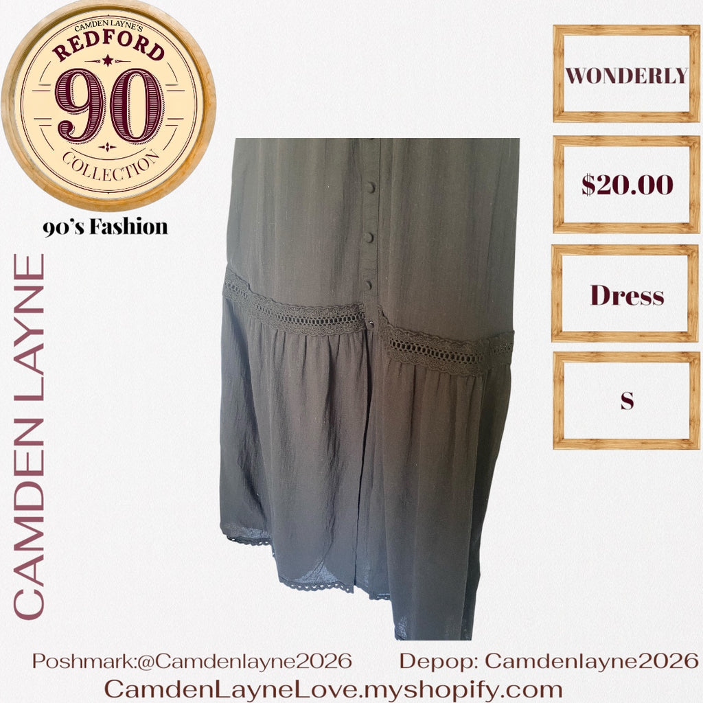 Wonderly Black Prairie Dress