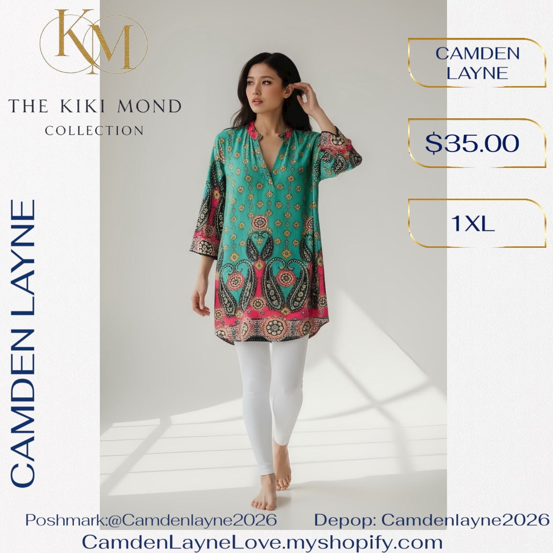 Camden Layne Multicolored Rare Bohemian Tunic