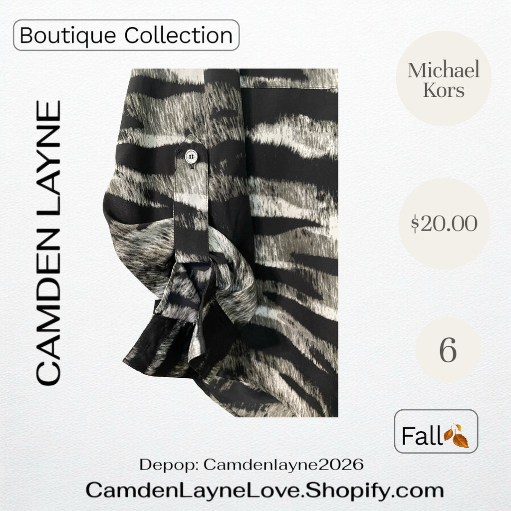 Michael Kors Zebra Print