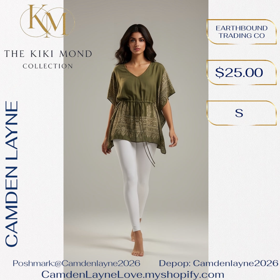 Earthbound Olive Tunic