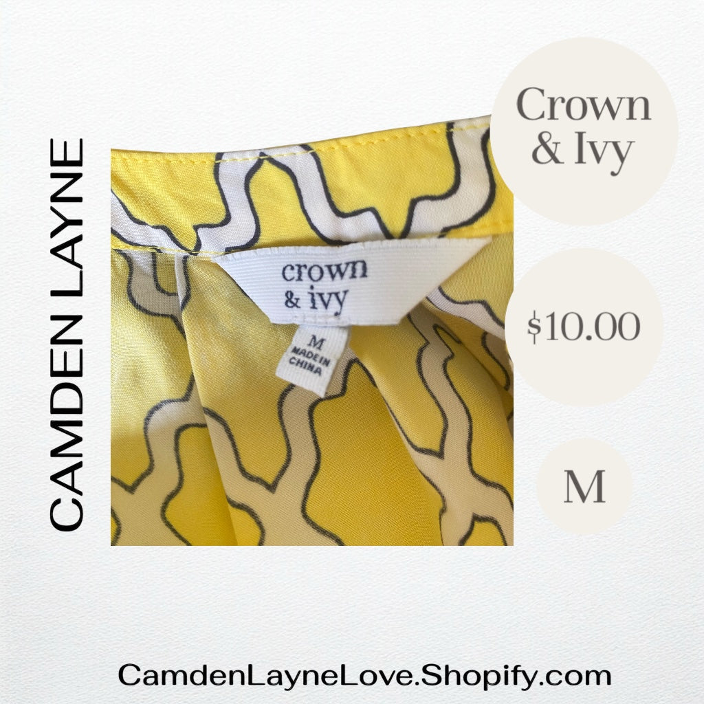 Crown and Ivy Yellow