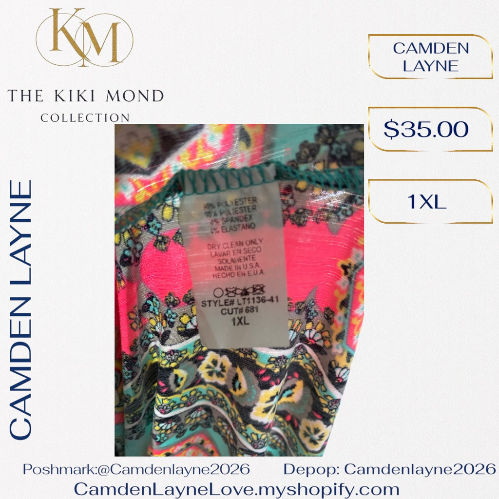 Camden Layne Multicolored Rare Bohemian Tunic