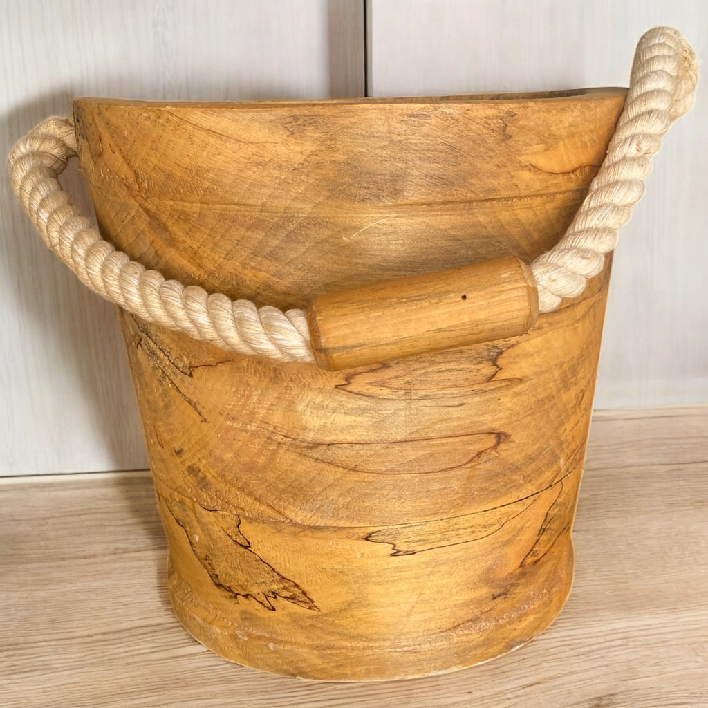 Oak Knot Hand Carved Bucket - Camden Layne