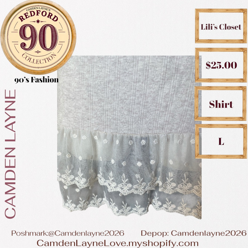 Lili’s Closet Lace Embroidered Top