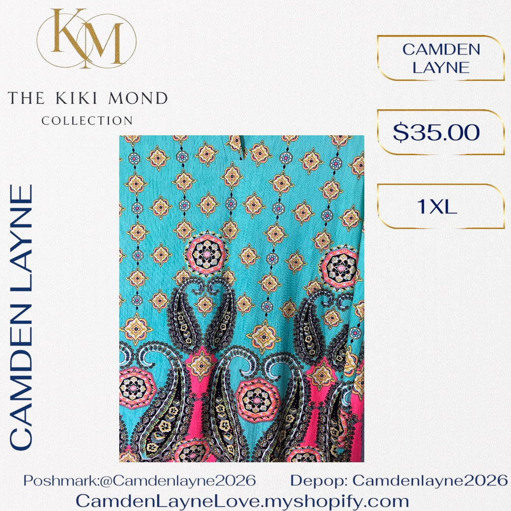 Camden Layne Multicolored Rare Bohemian Tunic