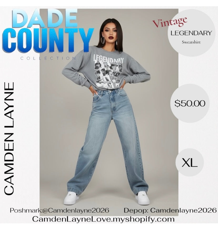 Vintage legendary rapper sweatshirt