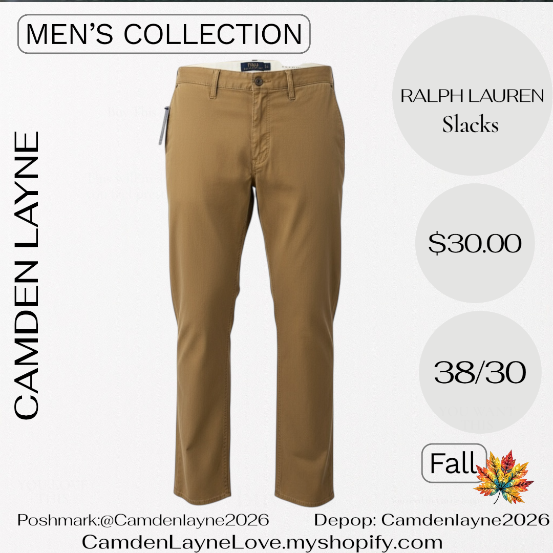 Ralph Lauren 38/30 Tan Slacks