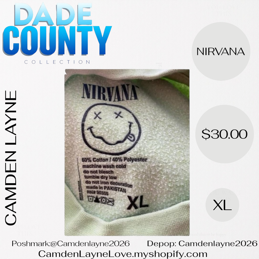 Nirvana Green Pull Over