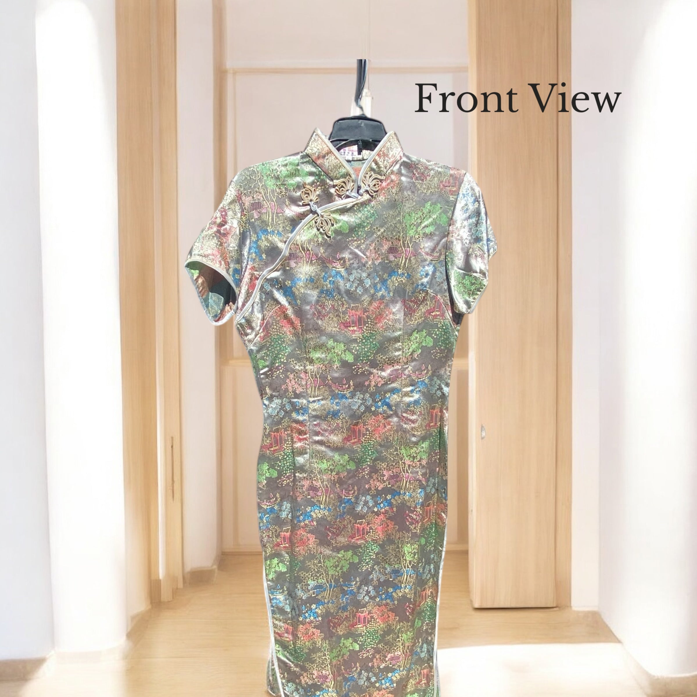 Vintage Embroidered Peomi Chengai Oriental Style Dress - Camden Layne