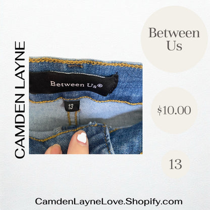 Between Us Denim Cargo Jeans