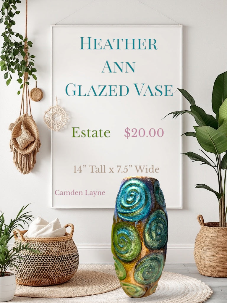 Heather Ann Glazed Dipped Vase - Camden Layne