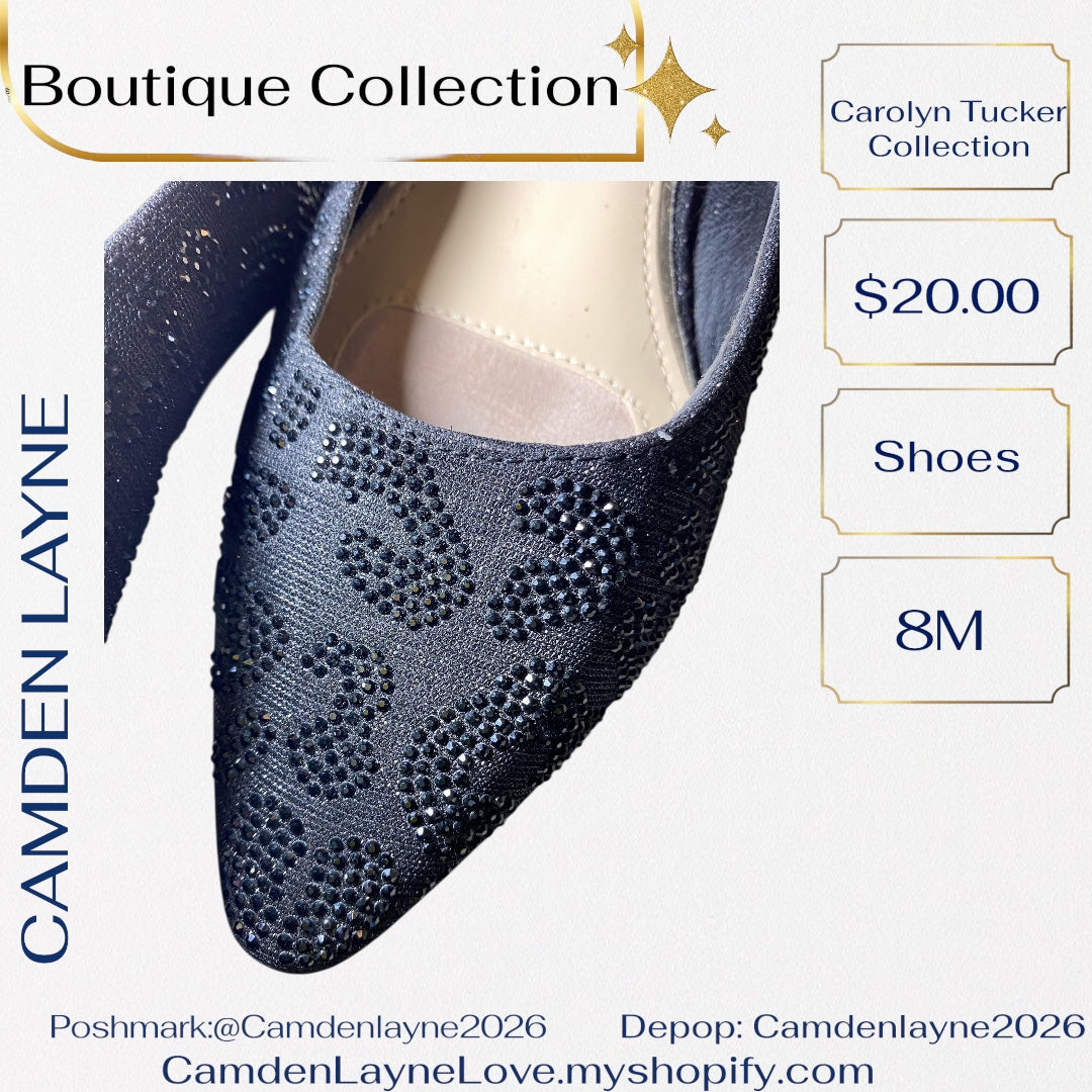 Carolyn Tucker Black Low Heels