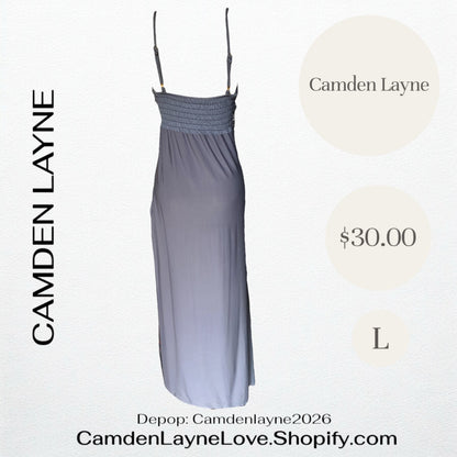 Silver Slip Dress