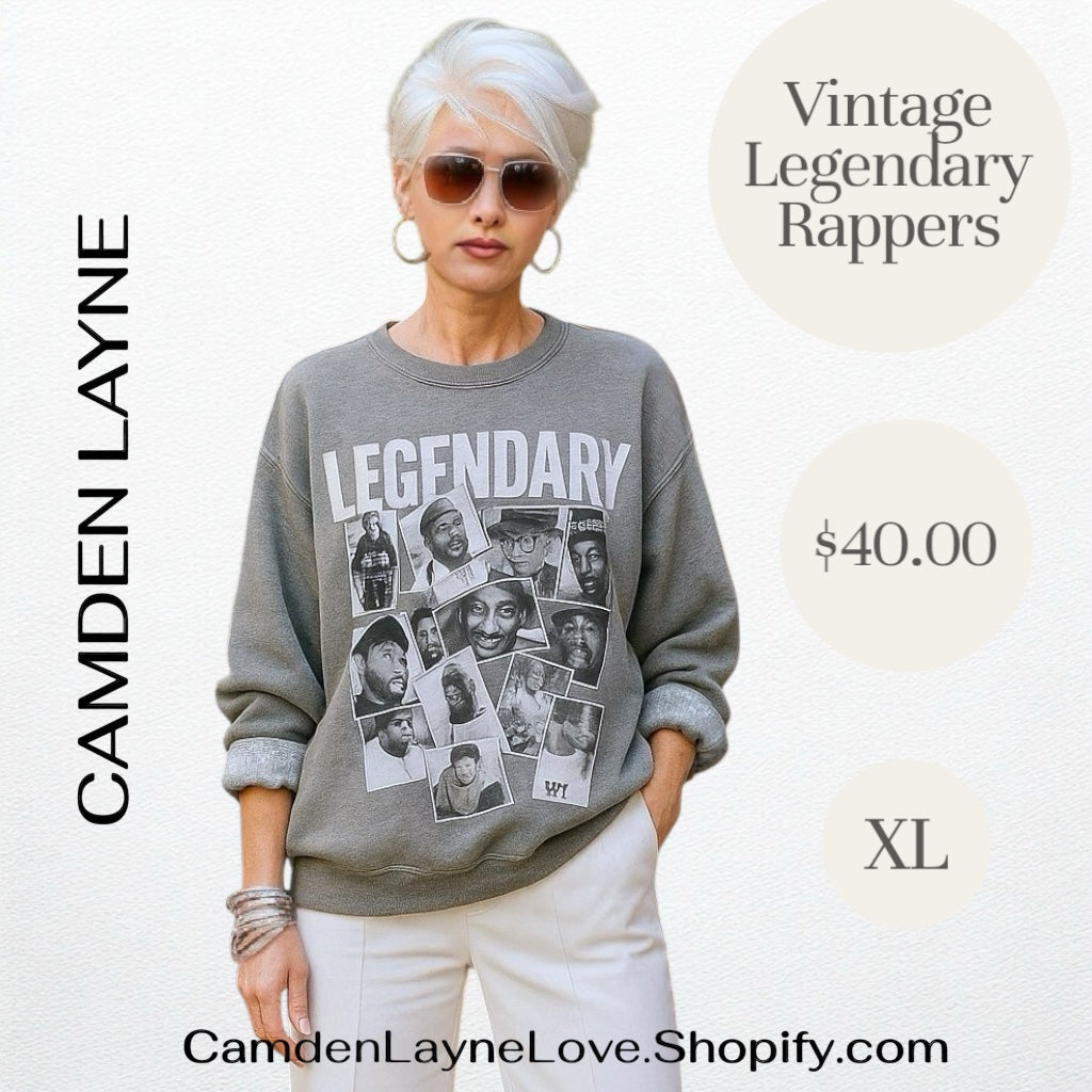 Vintage Legendary Rappers Sweatshirt