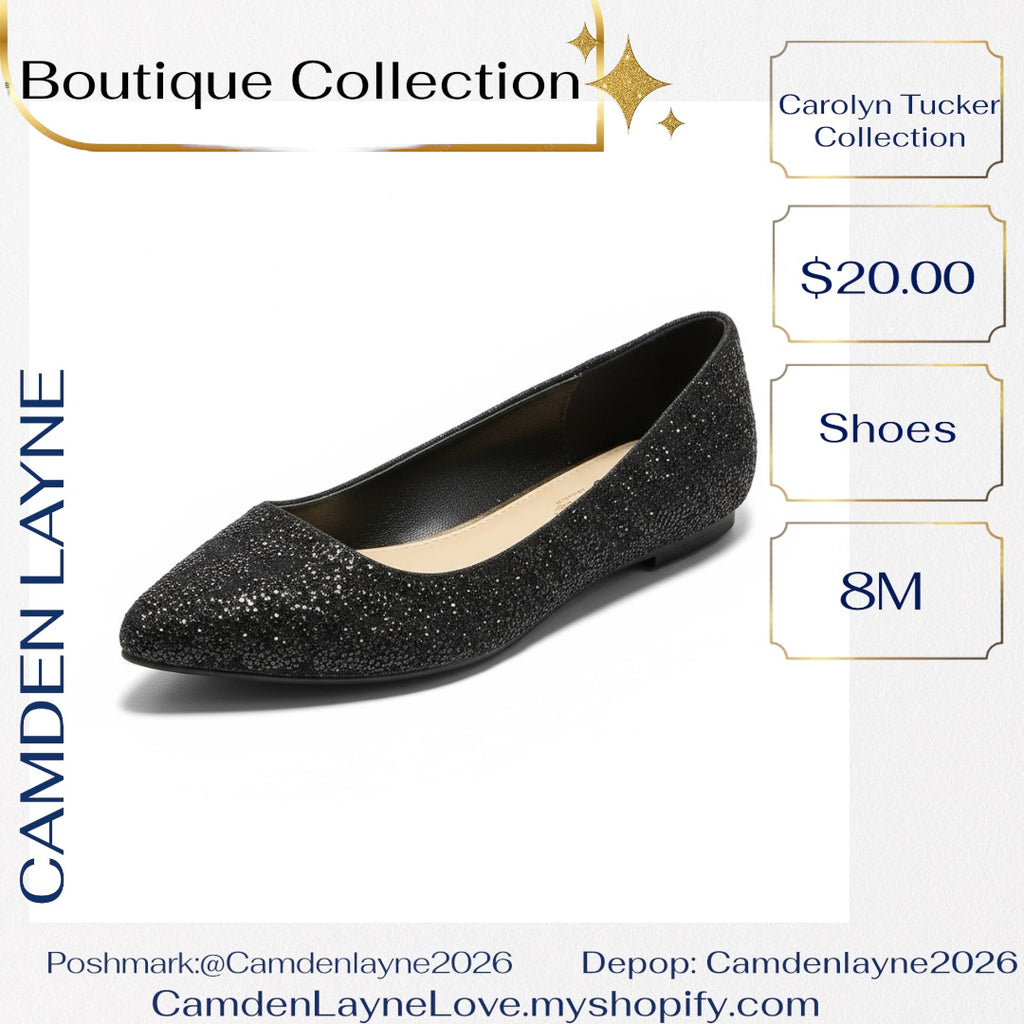 Carolyn Tucker Black Low Heels