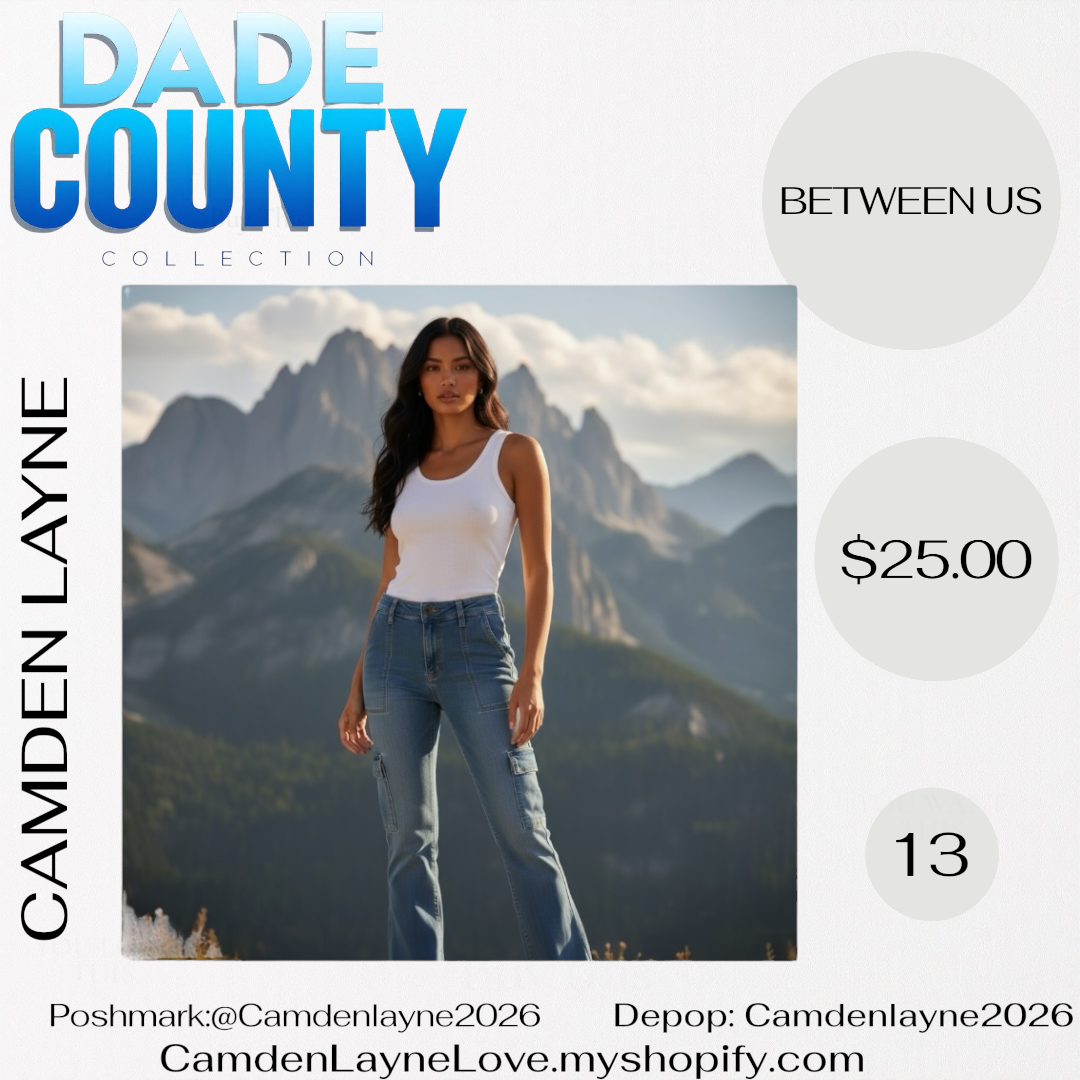 Between Us Denim Cargo Jeans