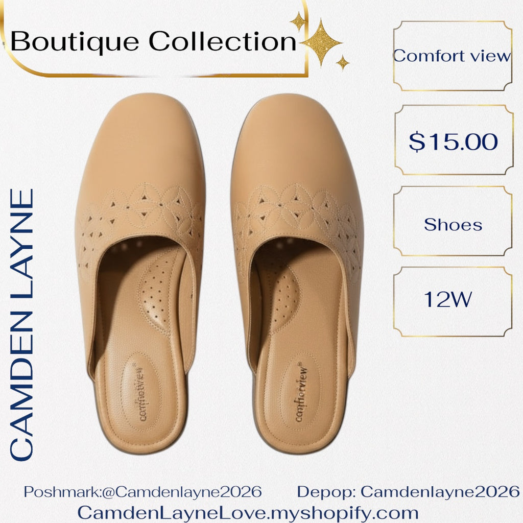 ComfortView Tan Slides 12W