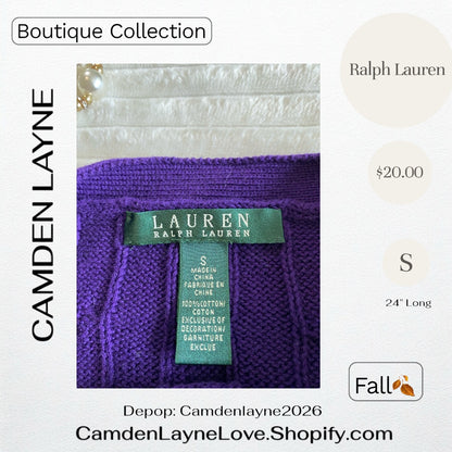 Ralph Lauren Cable Knit Sweater
