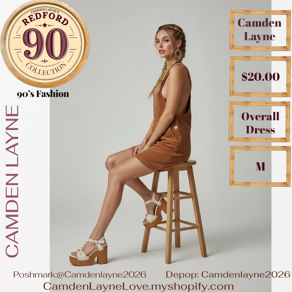 Camden Layne Corduroy Overall Dress