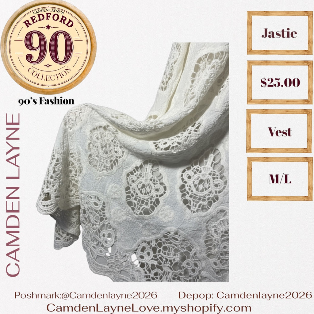 Jastie Bohemian Crochet Vest