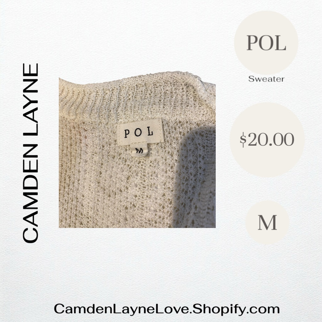 POL Ivory Pullover Sweater
