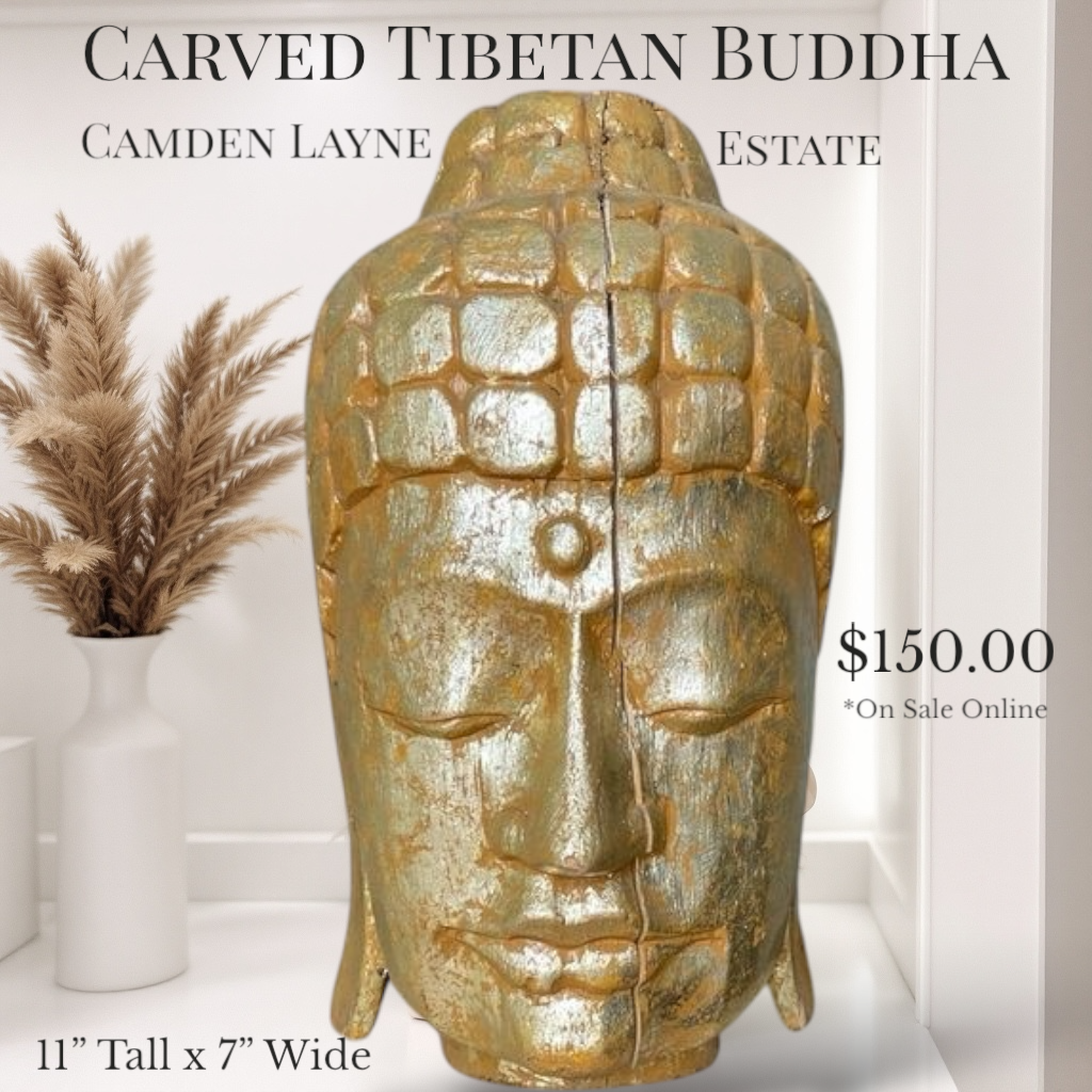 Carved Tibetan Buddha - Camden Layne