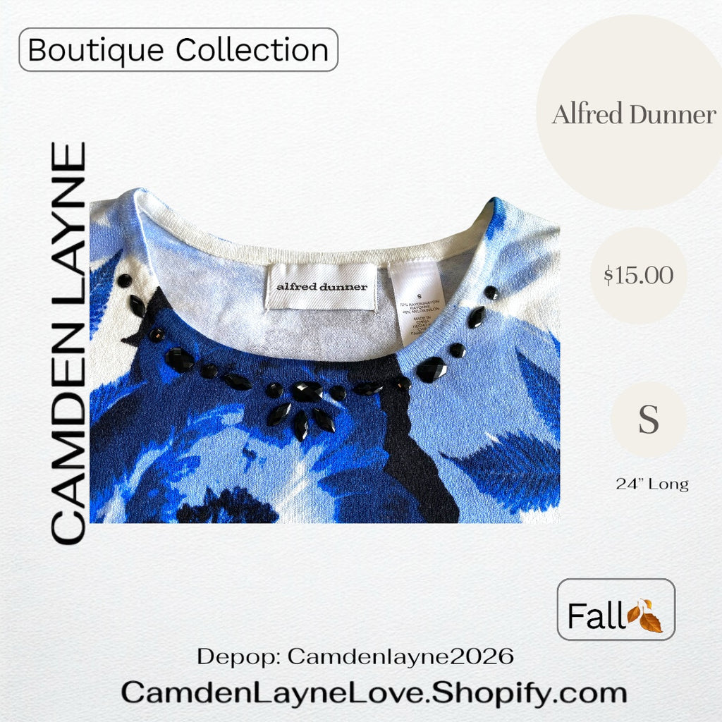 Alfred Dunner Blue Floral