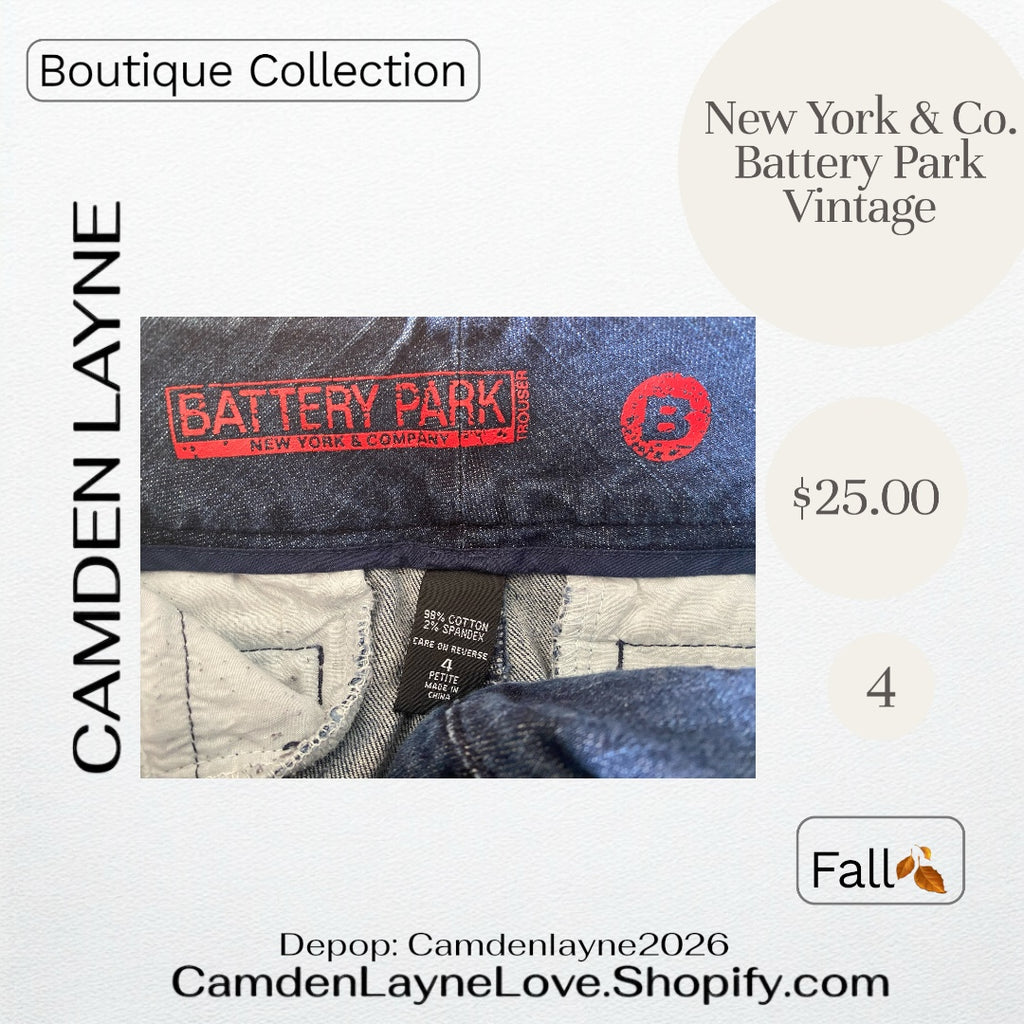 Vintage Battery Park Dark Denim 4