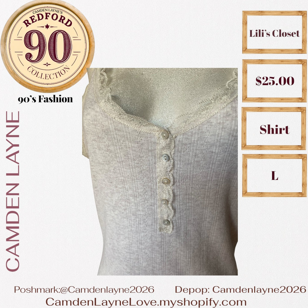 Lili’s Closet Lace Embroidered Top