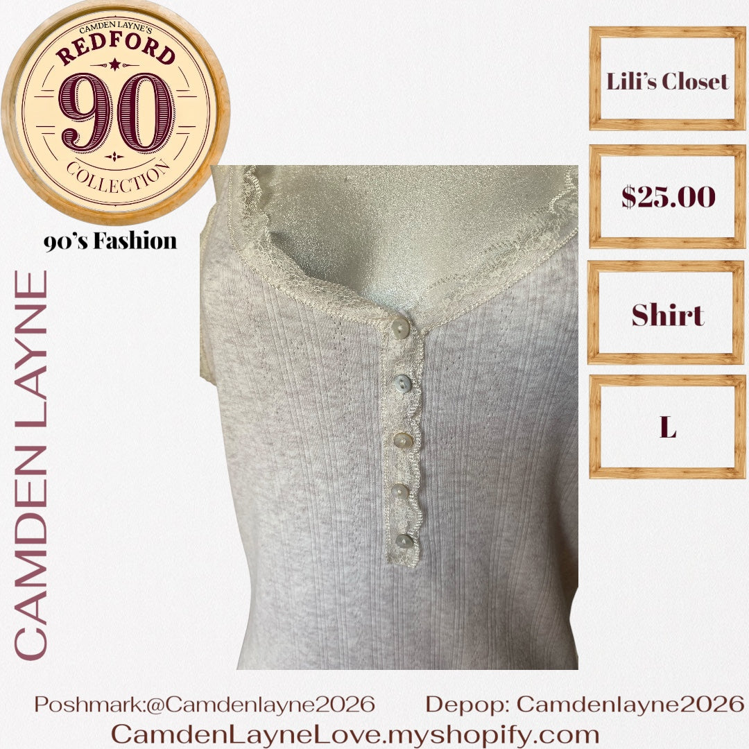 Lili’s Closet Lace Embroidered Top