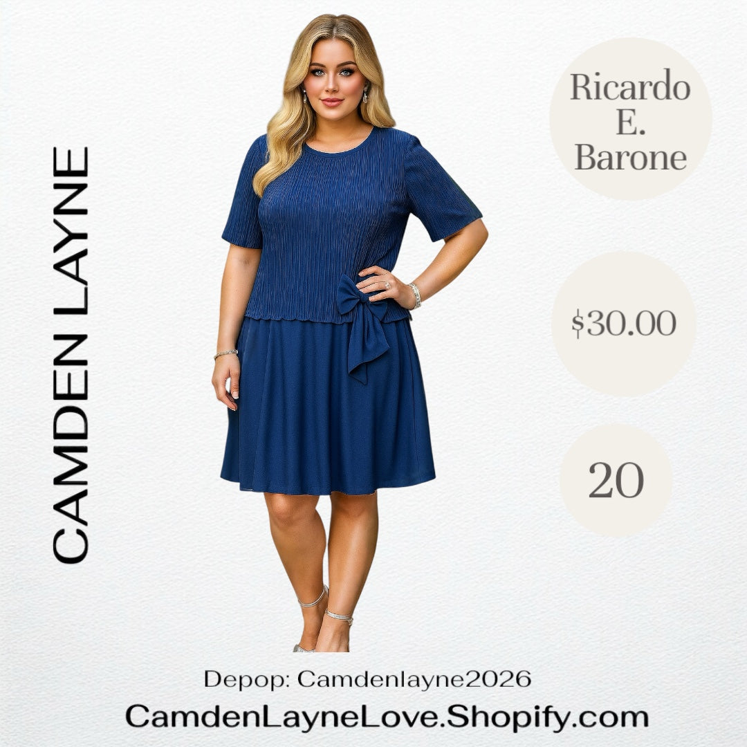 Vintage Ricardo E. Barone Dress