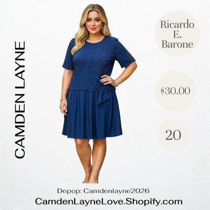 Vintage Ricardo E. Barone Dress