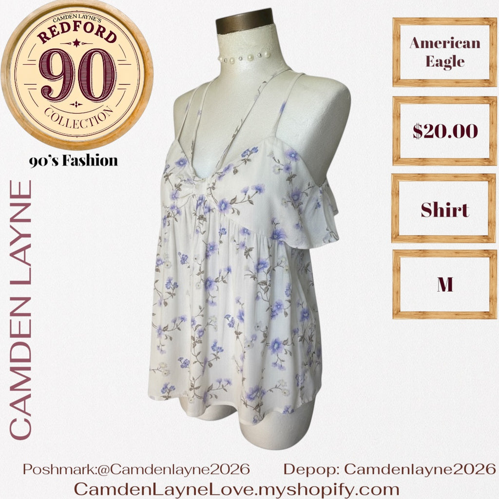 American Eagle Babydoll Top